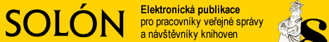 Solon � elektronick� publikace pro pracovn�ky ve�ejn� spr�vy a n�v�t�vn�ky knihoven