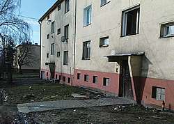Objekt v ulici Spojenců 886 a 887, Orlová-Poruba před rekonstrukcí