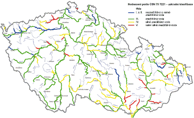 Vývoj jakosti vody 2000–2001