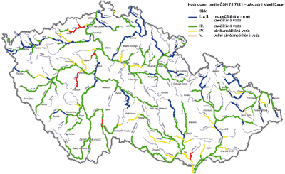 Vývoj jakosti vody 2008–2009