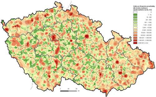 Graf 4. Průběh čerpání strukturálních fondů z programového období 2007–2013
