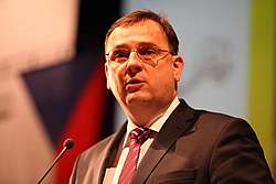 Petr Nečas, předseda Vlády ČR, na zahájení konference ISSS 2011