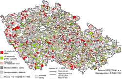 Vlastnická struktura rozvojových ploch pro bytovou výstavbu v obcích do 2000 obyvatel