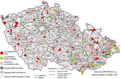 Vlastnická struktura rozvojových ploch pro bytovou výstavbu v obcích s více než 2000 obyvateli