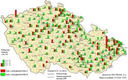 Pořizovací hodnoty bytů v tis. Kč v  rodinných domech dokončených ve formě dřevostavby v energetické třídě A a B v letech 2010–2011 podle SO ORP ČR