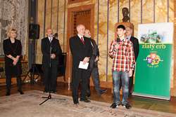 Vítěz pražského kola Dominik Hanzlík zaujal prezentací všechny přítomné