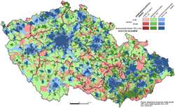 Typologie regionů České republiky, rok 2012