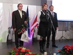 Delegace českých zástupců na slavnostním vyhlášení