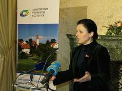 Ministryně pro místní rozvoj Věra Jourová