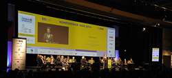 Neelie Kroes, místopředsedkyně EK během slavnostního zahájení ISSS 2014