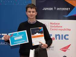 Vítěz JuniorErbu 2015 Vojtěch Švandelík uspěl se svými projekty nejen v pražském kole, ale i před celostátní porotou.