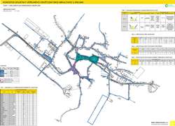 Obr. 3. Mapový výstup pro veřejné osvětlení obce Mikulovice