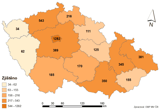 Trestné činy spáchané přes internet a sociální sítě za období 1. 1.–31. 12. 2014