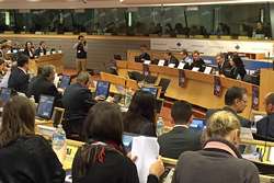Snímek z jednání v Bruselu o budoucnosti kohezní politiky