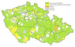 Pokrytí České republiky mikroregiony