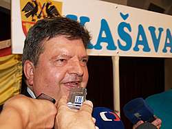 Josef Jarcovják, starosta Kašavy