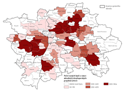 Schéma 2. Počet nových bytů v rámci aktuálních developerských projektů