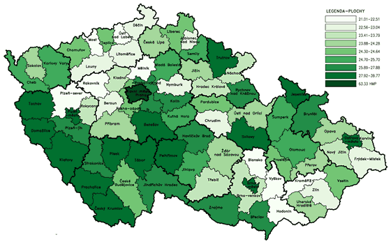 Celkové výdaje obcí v přepočtu na 1 obyvatele