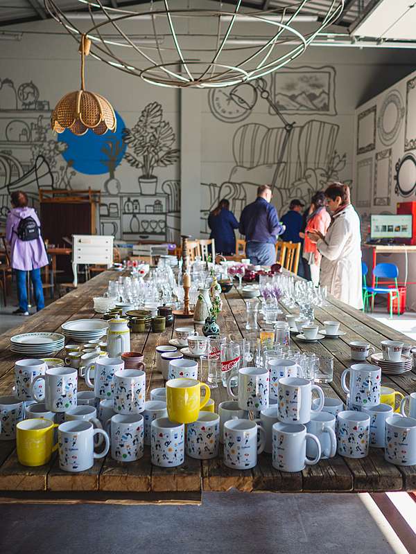 Interiér reuse centra Poděbrady