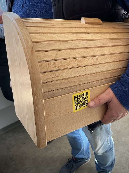 Každý předmět je opatřen QR kódem