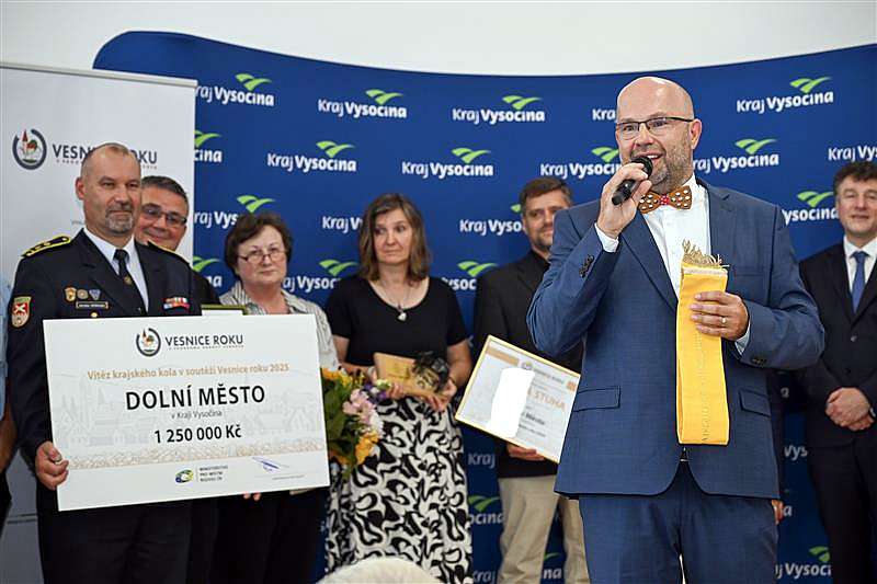 Dolní Město slaví titul Vesnice roku Kraje Vysočina 2025