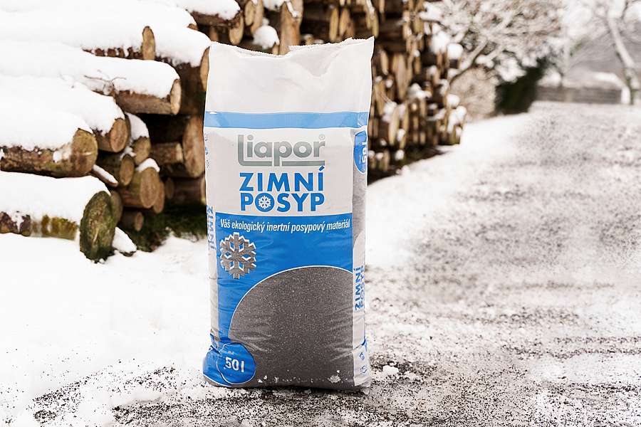 Liapor Zimní posyp – balení 50 l
